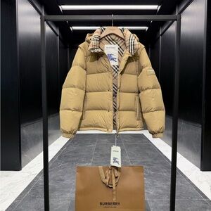 Burberry Camel Puffer Jacket
